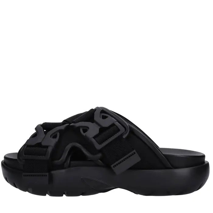 bottega-veneta Sandali Nero Nero Neri e Grigi