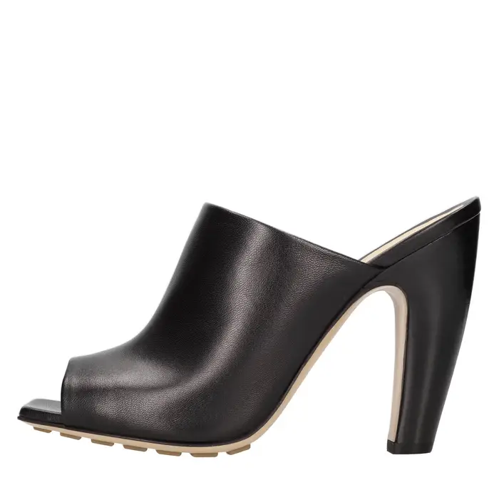 bottega-veneta Sandali Nero Nero Neri e Grigi