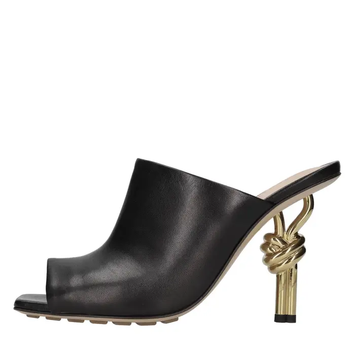 bottega-veneta Sandali Nero Nero Neri e Grigi