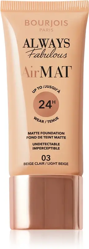 Bourjois Air Mat fondotinta opacizzante colore 03 Light Beige 30 ml