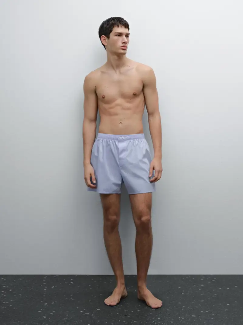 Massimo Dutti Boxer Azzurro 2060973