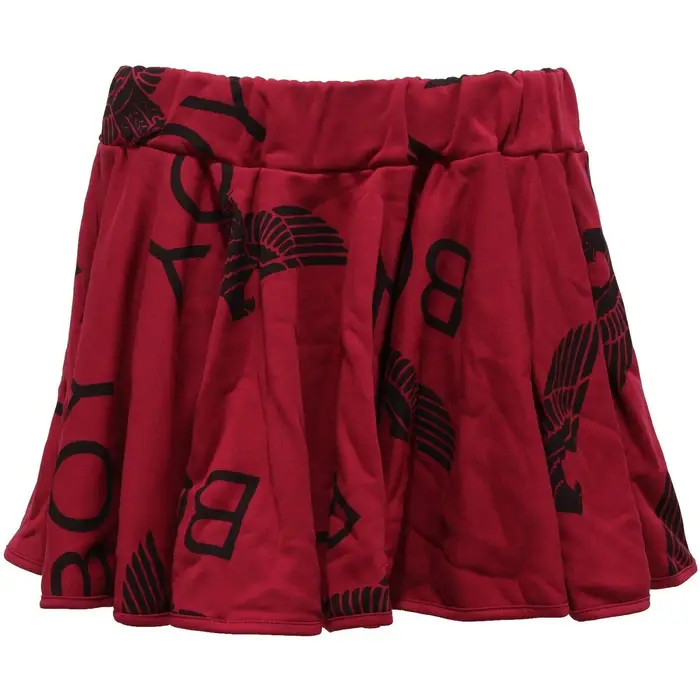 Gonne corte Boy London gonna felpa bordeaux miniskirt wo Rosso