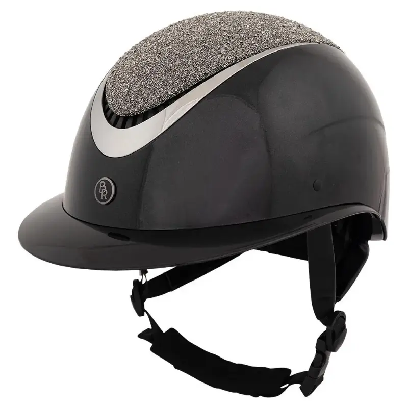 BR Equitation Casco da equitazione Thèta Plus Glamourous Glossy