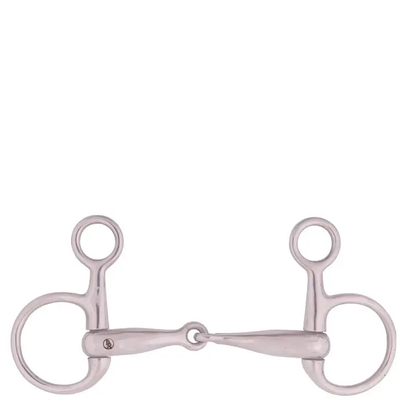 BR Equitation Morso per cavalli in acciaio inox massiccio con effetto leva