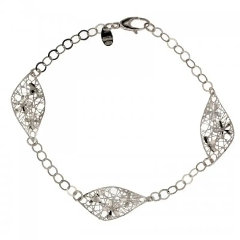 Gioielleria Lucchese Oro Bracciale donna in oro bianco 803321710921