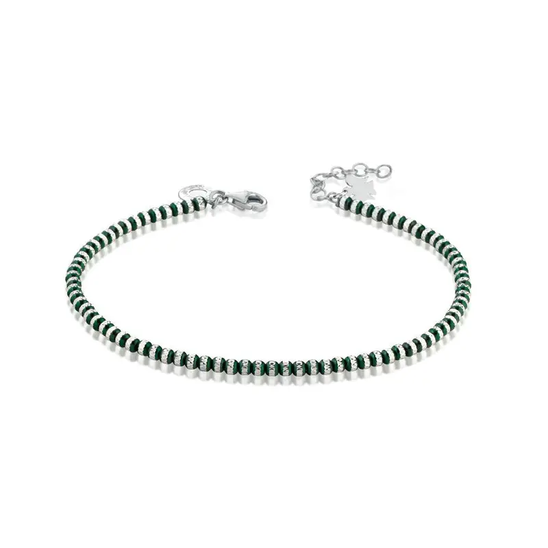 ROBERTO GIANNOTTI Bracciale in Argento con Angelo e Sfere