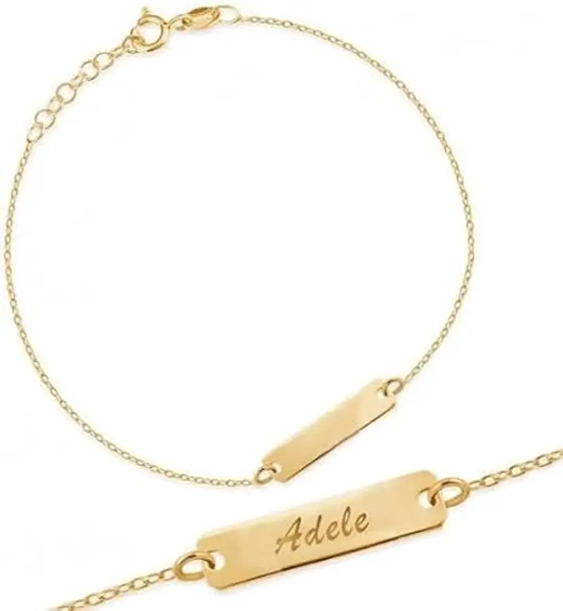 Sakrami Bracciale in Oro Bambino o Bambina Kids Collection + Gioiello con scatola Personalizzata + Idea Regalo per Bambina e Ragazzina per