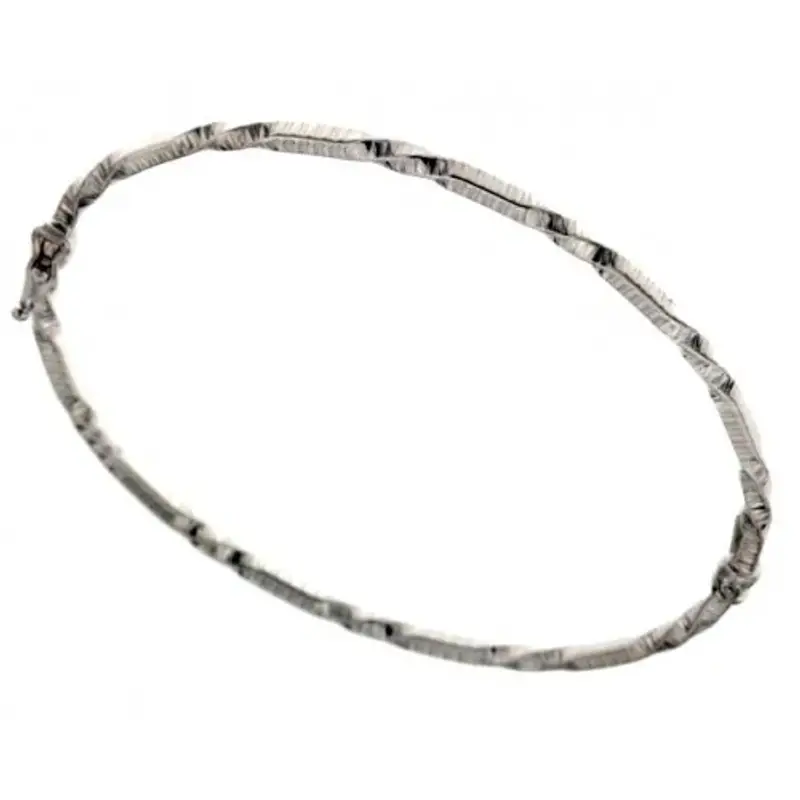 Gioielleria Lucchese Oro Bracciale rigido donna in oro bianco 803321728647