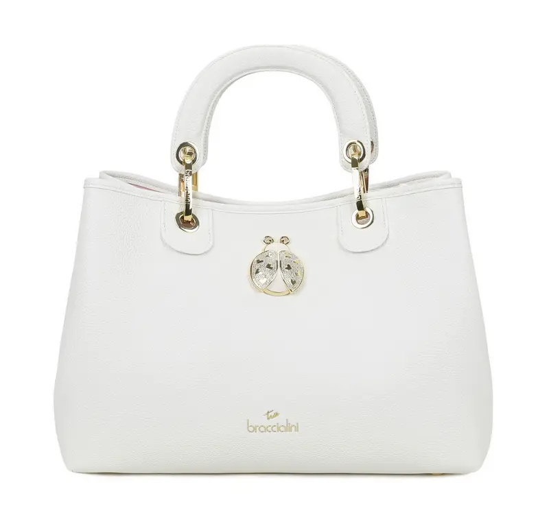 Braccialini Borsa grande Beth Jewels Bianca