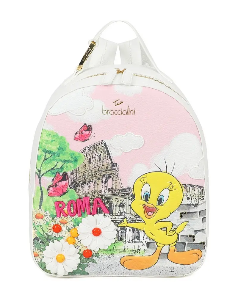 Braccialini Zaino donna Cartoline Titti Roma