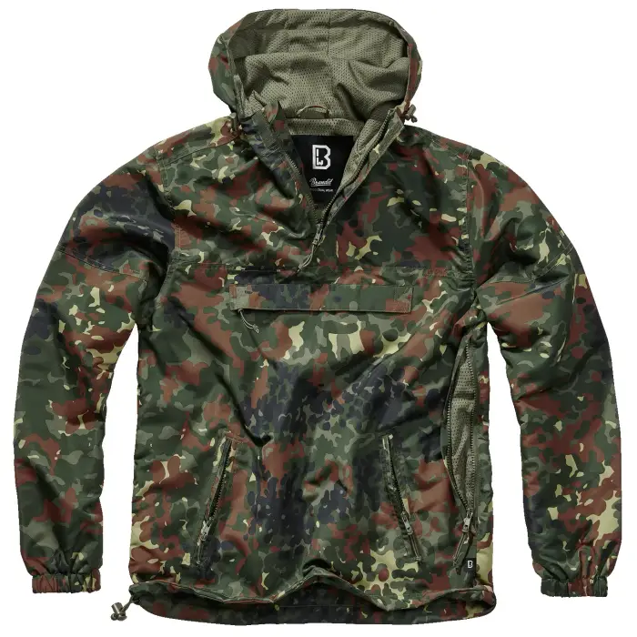 Brandit Giacca impermeabile estiva con cappuccio Vert