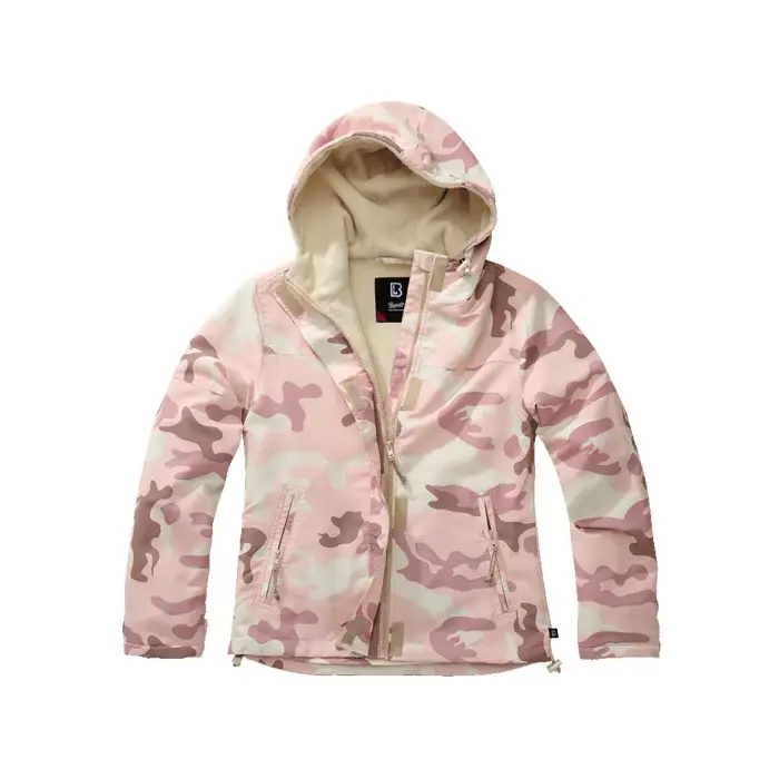 Brandit Impermeabile da donna a zip con cappuccio Rose