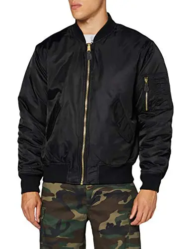Brandit MA1 Jacket, Uomo, black miniatura 3