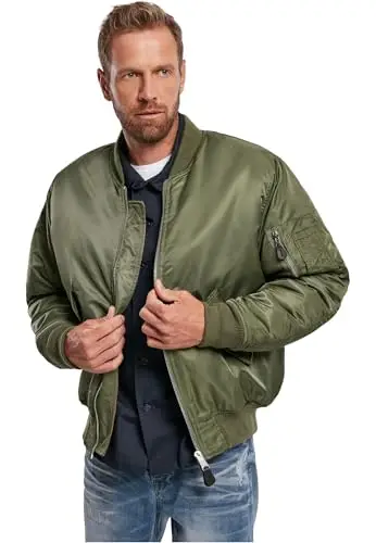 Brandit MA1 Jacket, Uomo, olive