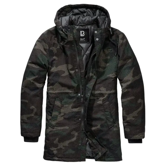 Brandit Parka Grid Camo Vert