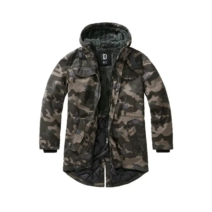 Brandit Parka Marsh Lake Teddy Vert