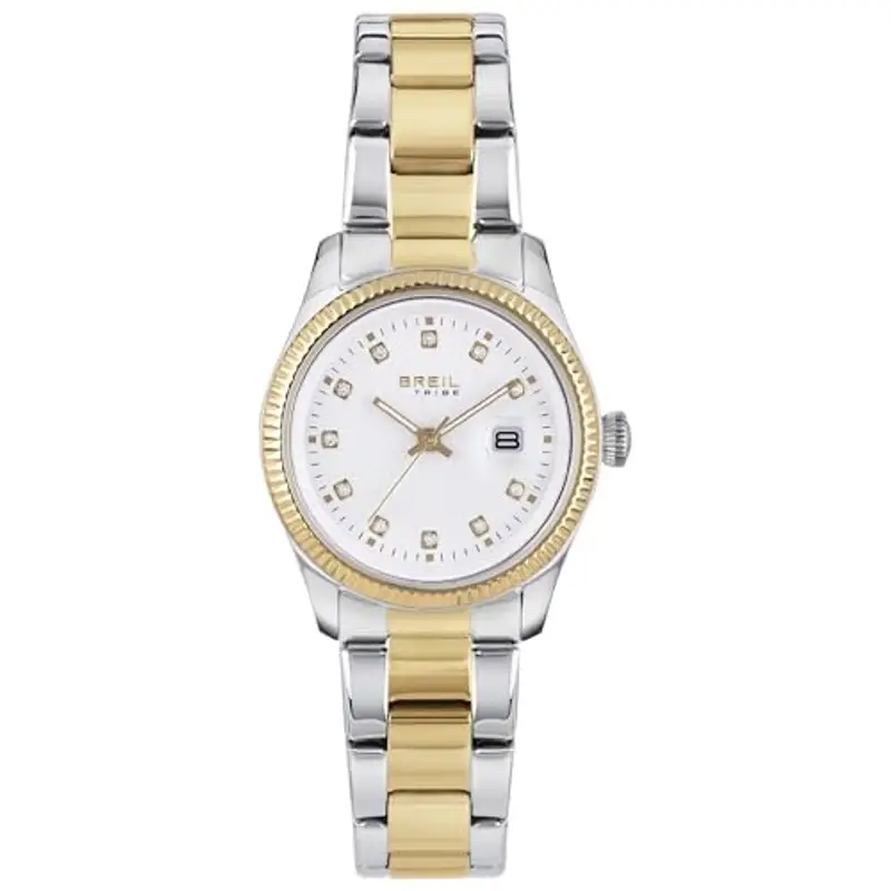 Breil Collezione Classic Elegance, Orologio Donna, in Acciaio Silver e IP Gold, Movimento al Quarzo Solo Tempo