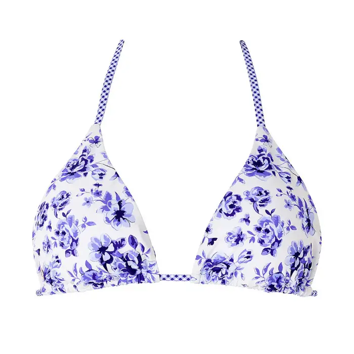 Brigitte Bardot Haut di bikini triangolo reversibile donna Mythe Blanc