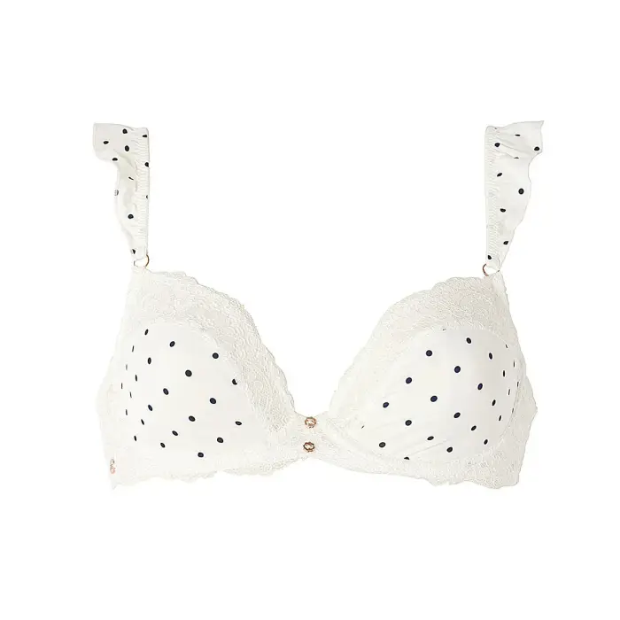Brigitte Bardot Reggiseno donna con ferretto Amusette Blanc