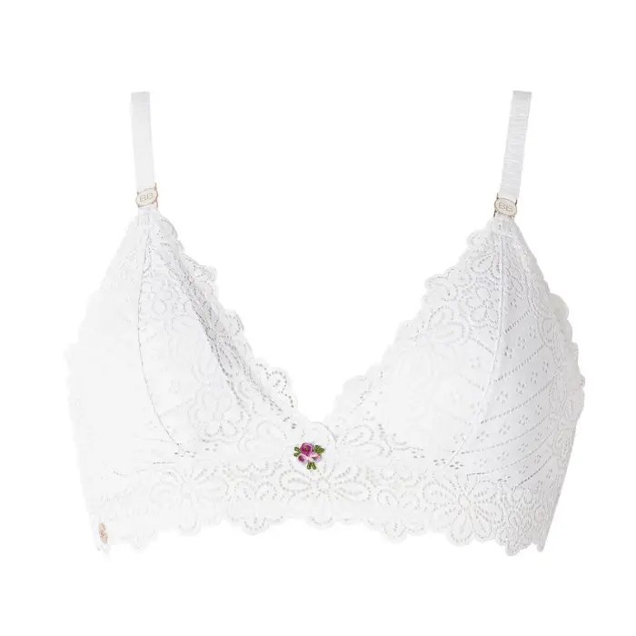 Brigitte Bardot Soutien-gorge morbido con coppe rimovibili donna Poetesse Blanc
