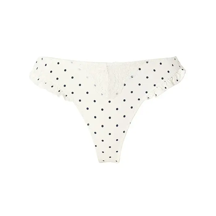 Brigitte Bardot Tanga da donna Amusette Blanc