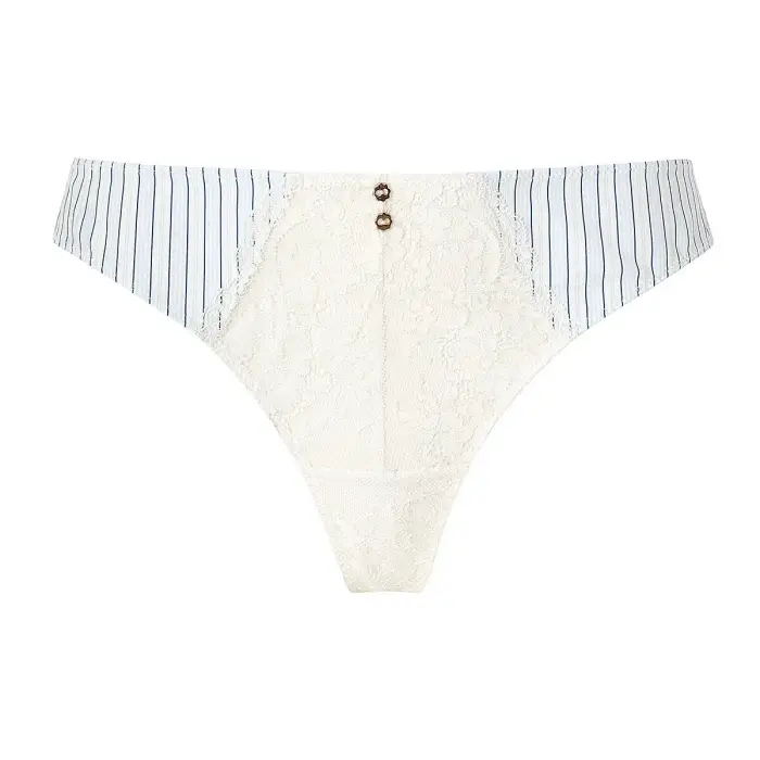 Brigitte Bardot Tanga da donna Guinguette Blanc