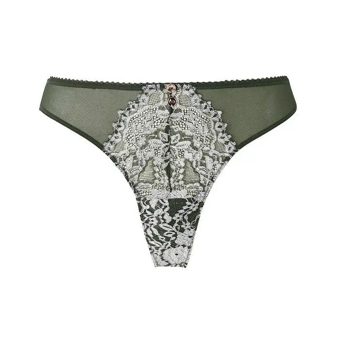 Brigitte Bardot Tanga da donna Mystique Vert