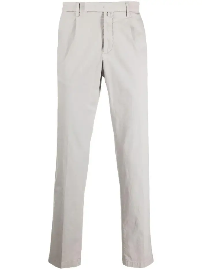 BRIGLIA Pantalone grigio chiaro in tinta unita