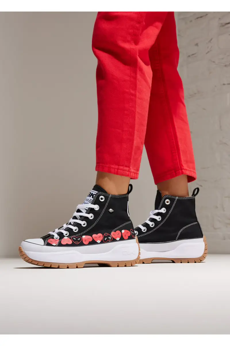 BRITISH KNIGHTS Sneakers Mid-Cut Kaya Mid Fly Nere [NERO]