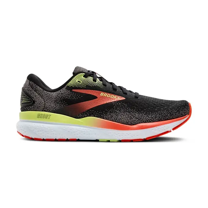 Ghost 16 Nero Rosso Giallo - Scarpe Running Uomo EUR / US