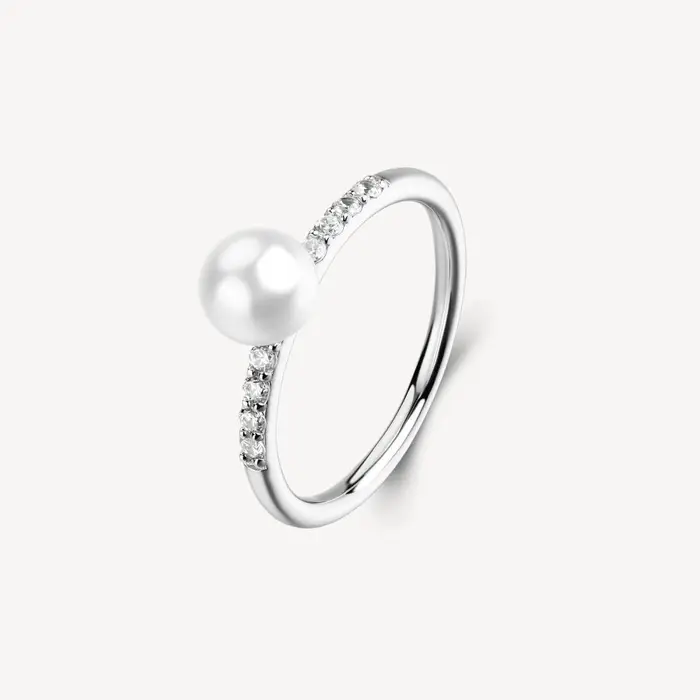 Anello Fancy - Anello Con Perla E Zirconia - Brosway