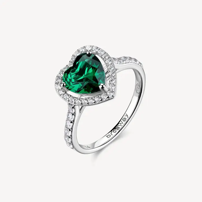 BROSWAY Anello Fancy - Anello In Argento Con Cuore