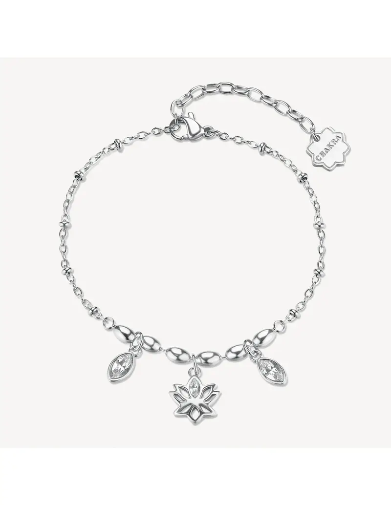 Brosway Bracciale Chakra Mistici in acciaio 316L e Fiore di Loto BHKB259