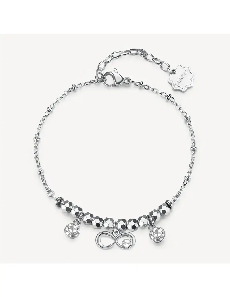 Brosway Bracciale Chakra Simboli in acciaio 316L e Infinito BHKB261