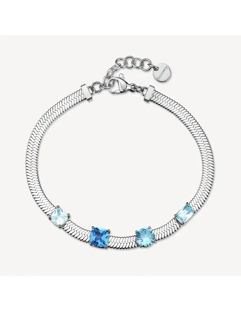 Brosway Bracciale Dreaming in acciaio 316L e cristalli sapphire BIG16