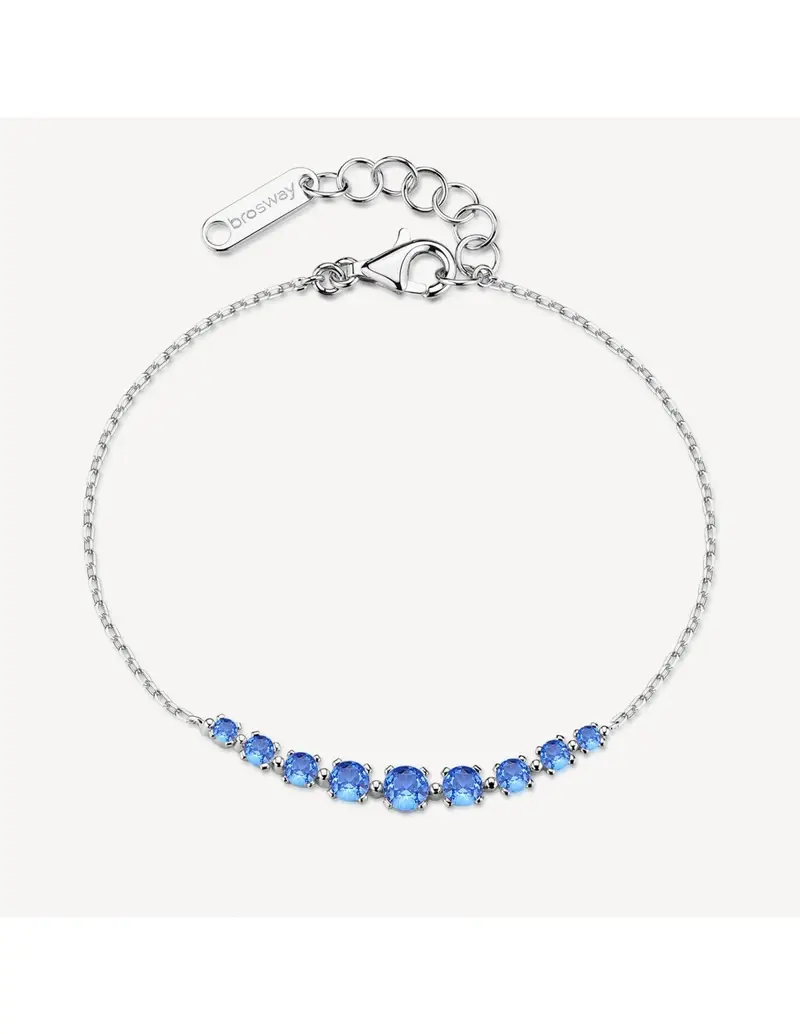 Brosway Bracciale FANCY in argento 925 e cristalli bianchi e sapphire FFB121