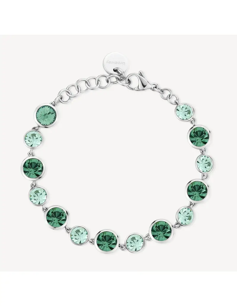 Brosway Bracciale Symphonia in acciaio 316L e cristalli multicolor BYM167