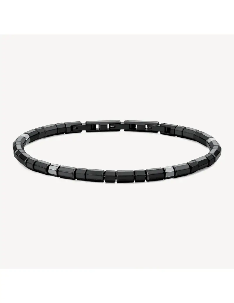 Brosway Bracciale Uomo Riptide in acciaio 316L pvd rutenio BTD052