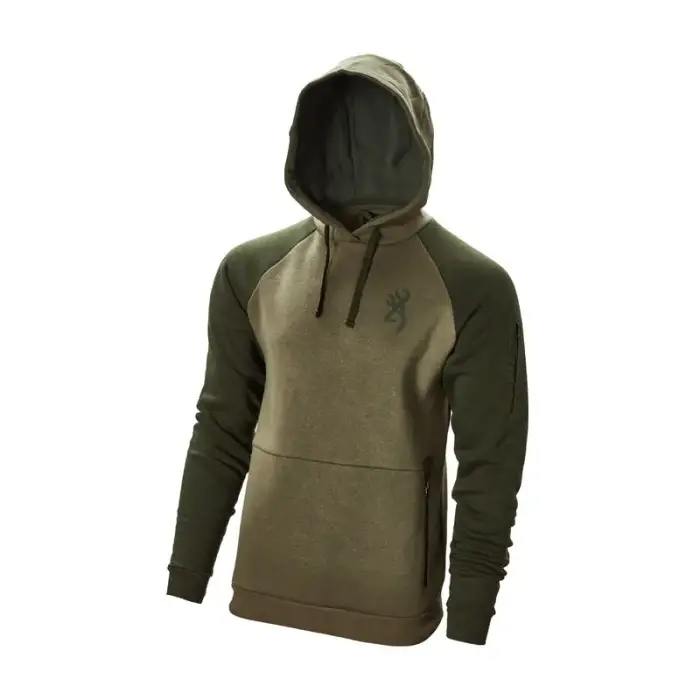 Felpa con cappuccio Browning Snapshot Two Tones Vert