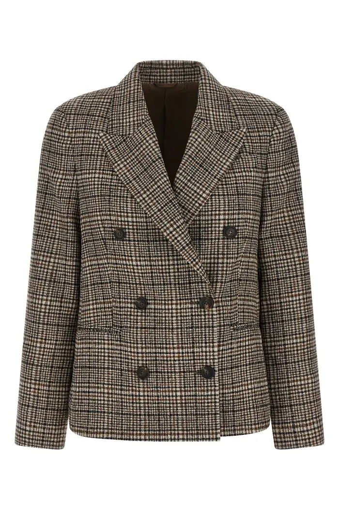 BRUNELLO CUCINELLI Blazer Doppiopetto Beige