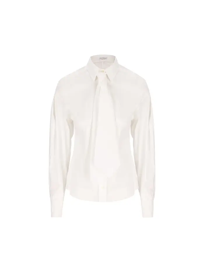 Camicia realizzata in cotone BIANCO
