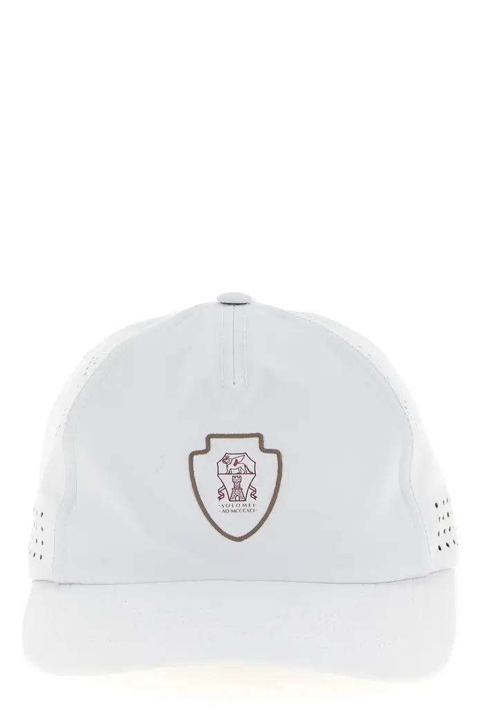 BRUNELLO CUCINELLI Cappellino Logo Tennis Bianco