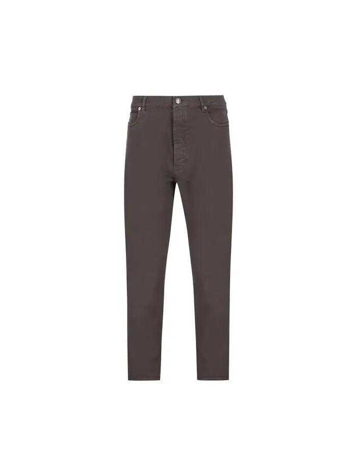 Jeans realizzati in cotone MARRONE