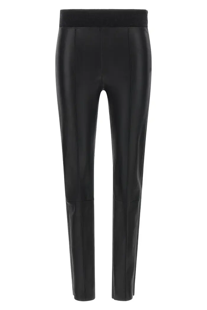 Leggings Nappa Stretch Nero