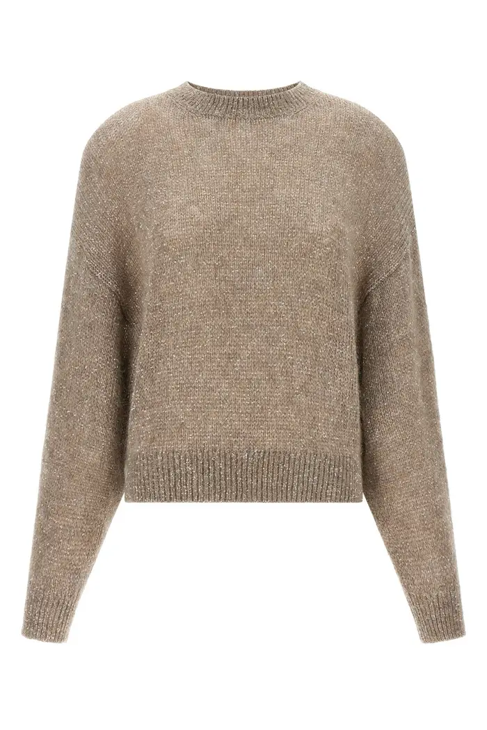 BRUNELLO CUCINELLI Maglione Diamante Beige