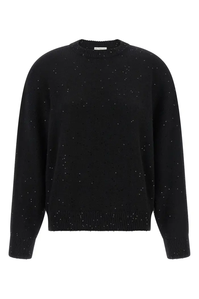 BRUNELLO CUCINELLI Maglione Diamante Nero