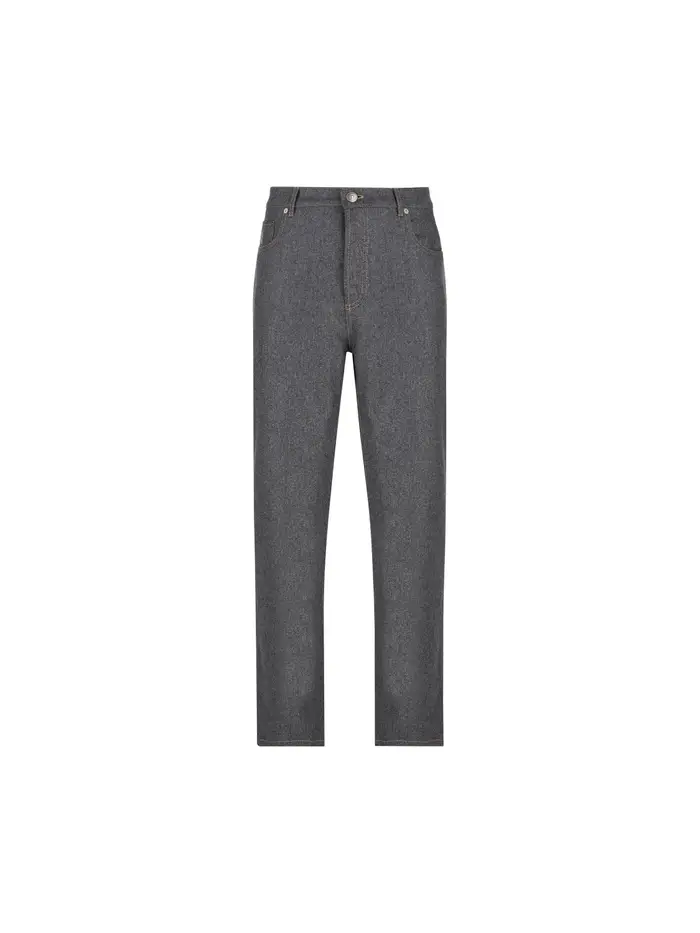 Pantaloni realizzati in lana vergine GRIGIO