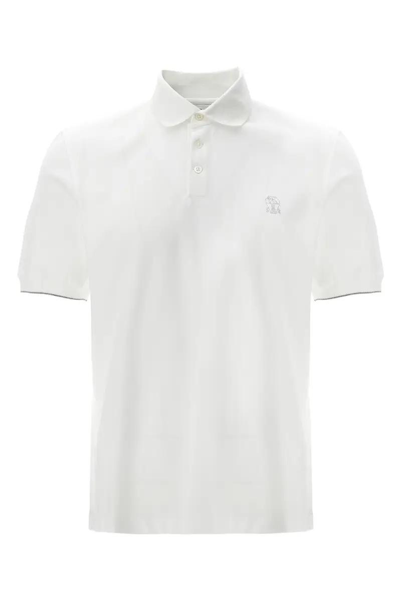 BRUNELLO CUCINELLI Polo Bianco 4171281