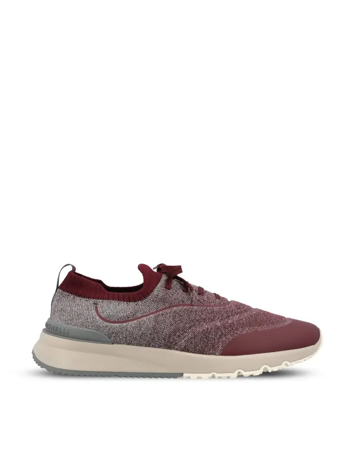 Sneakers realizzate in cotone ROSSO
