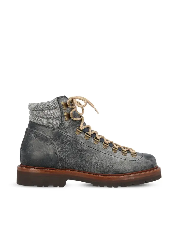 Stivali realizzati in pelle BLU